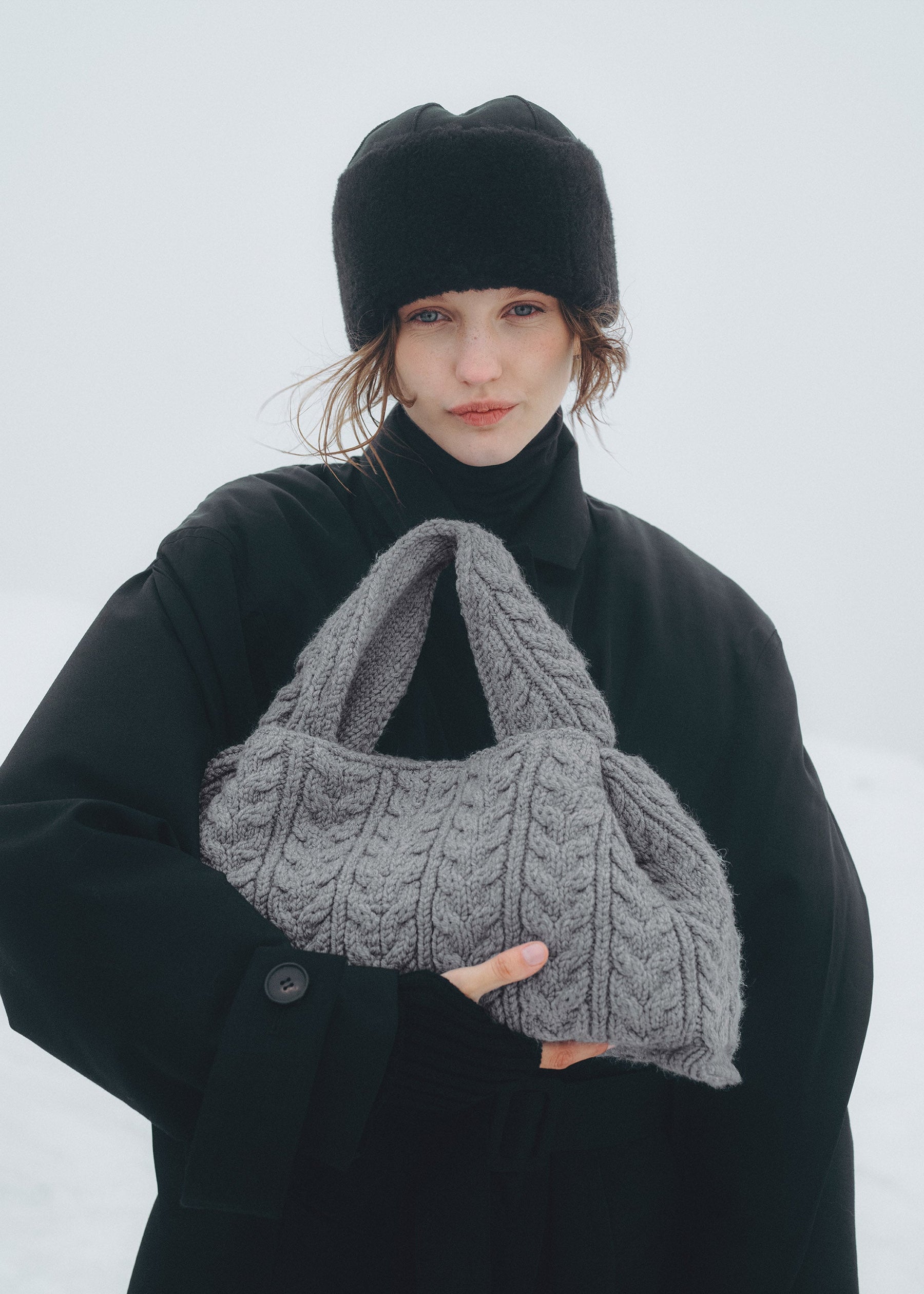 Numéro Neuf Large - Merino Stone