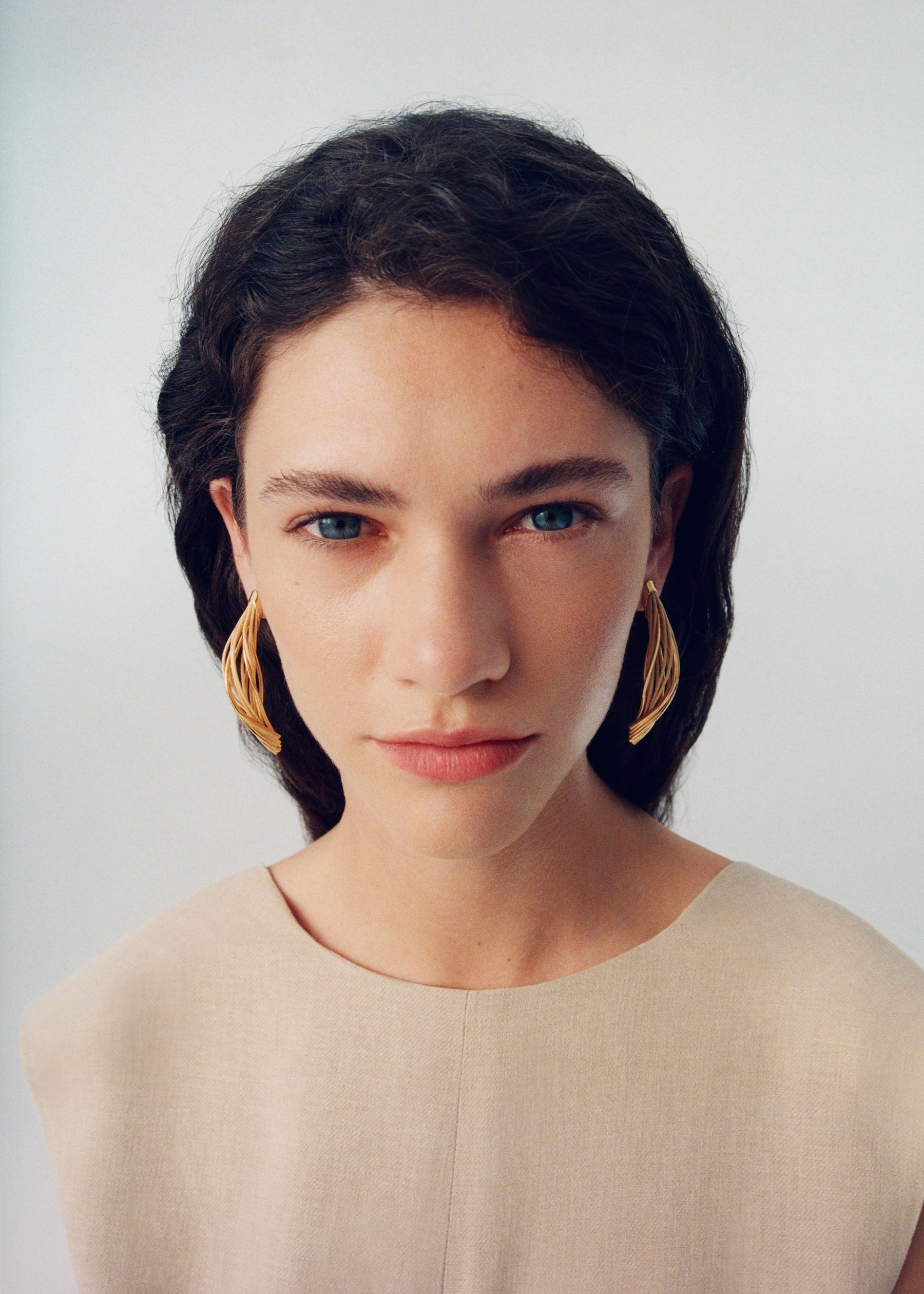 Rozo Drop Earrings - Rattan
