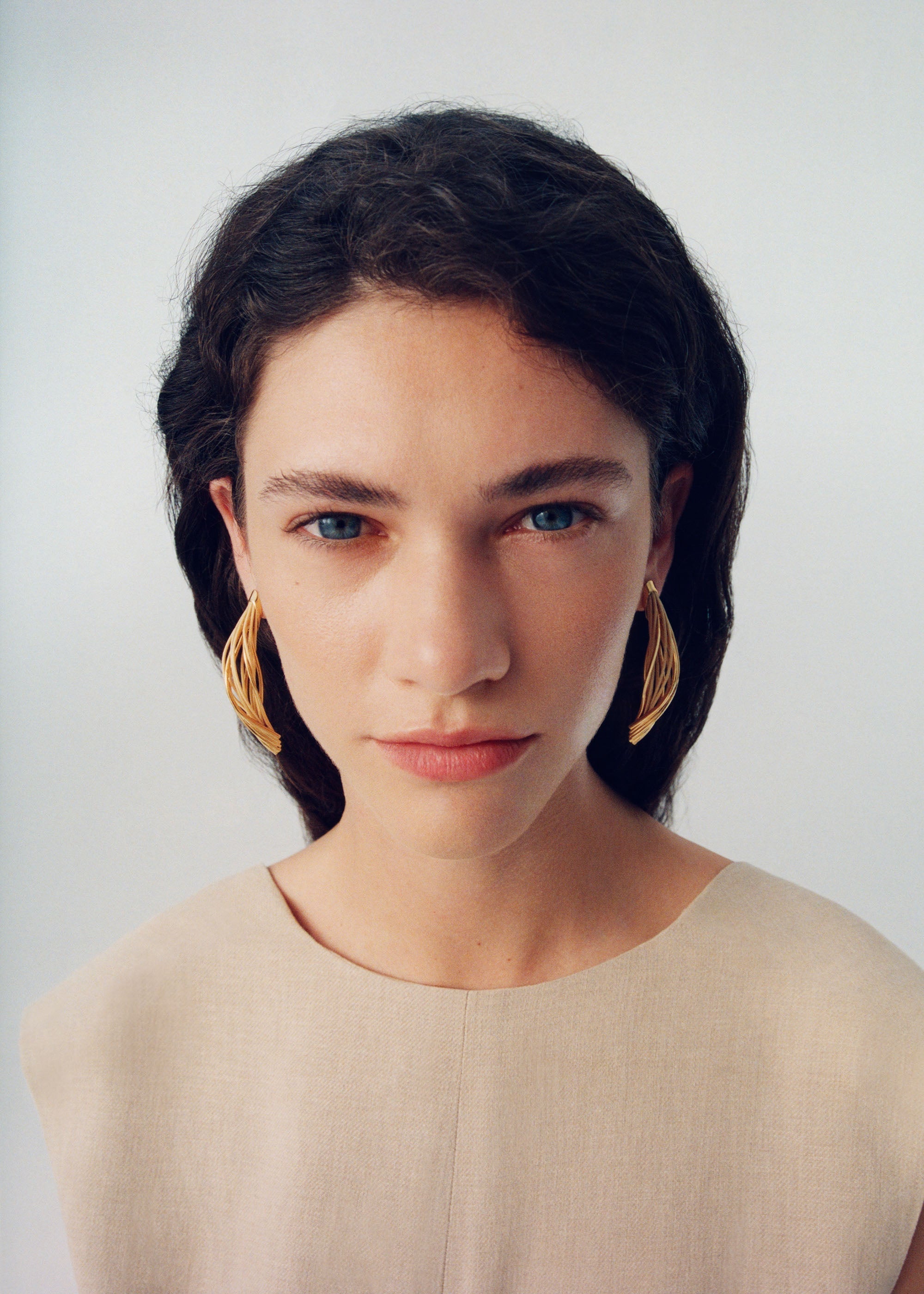 Rozo Drop Earrings - Rattan
