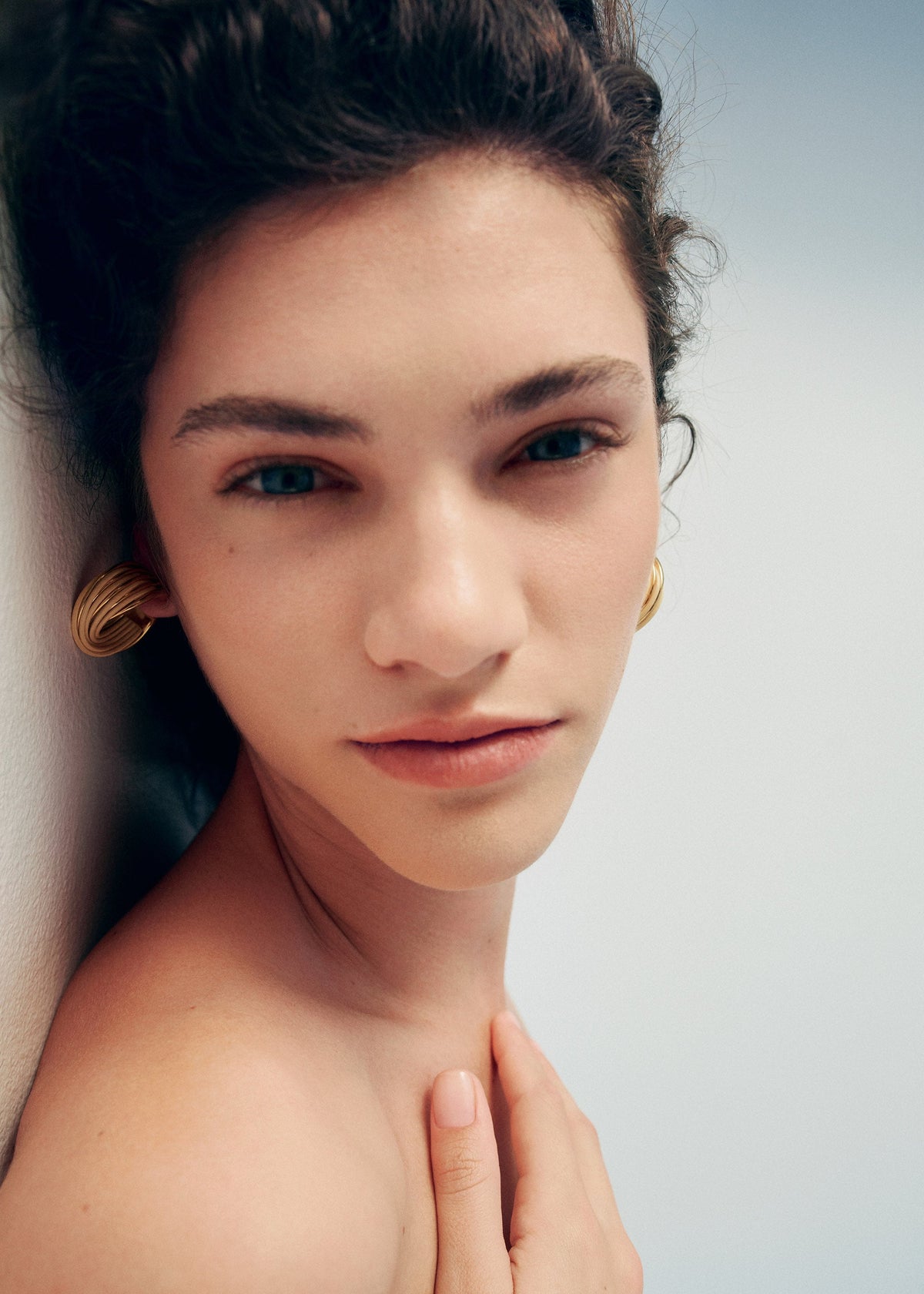 Rozo Hoop Earrings - Rattan