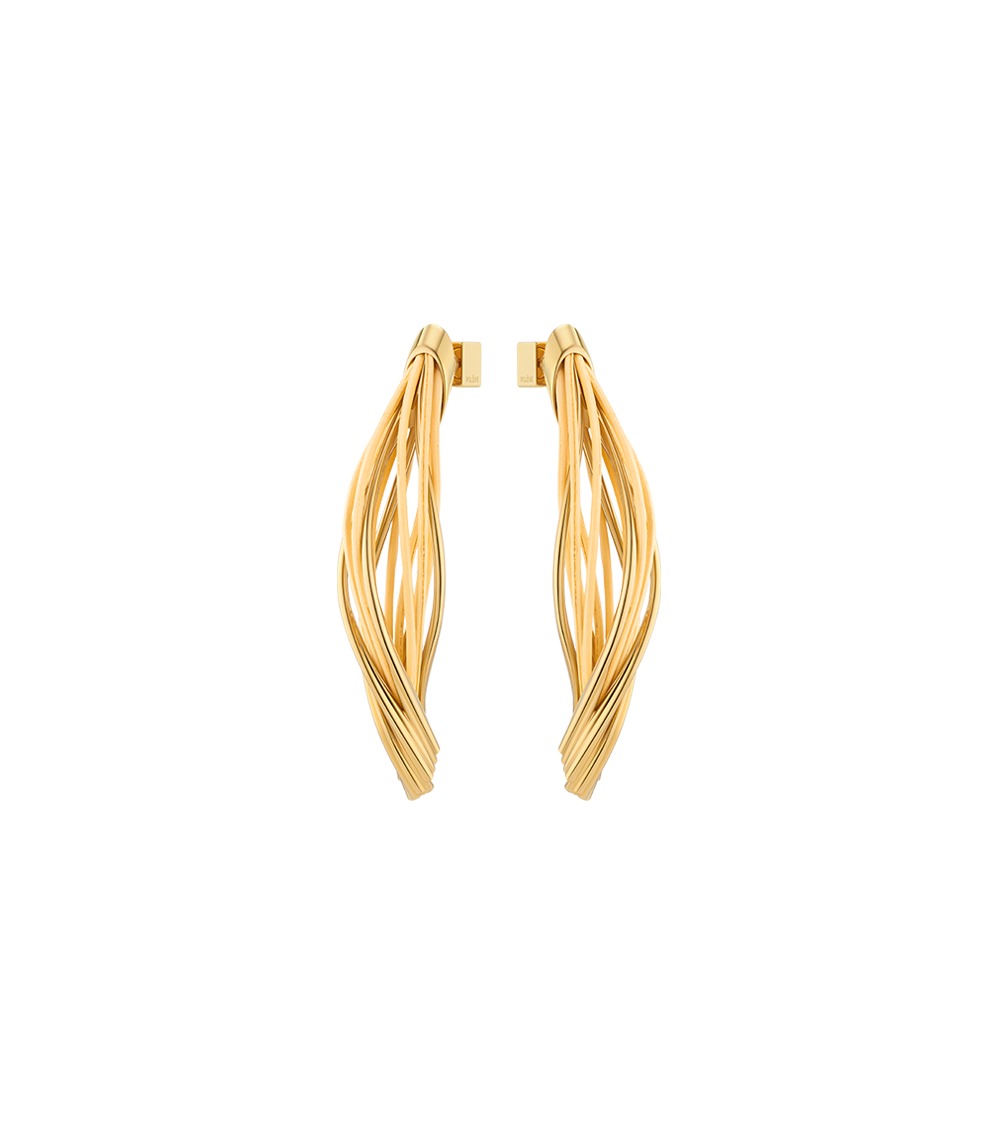 Rozo Drop Earrings - Rattan