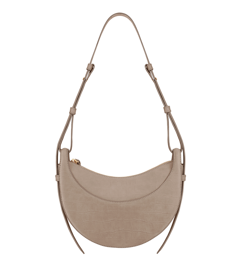 Numéro Dix - Crocodile Nubuck Taupe